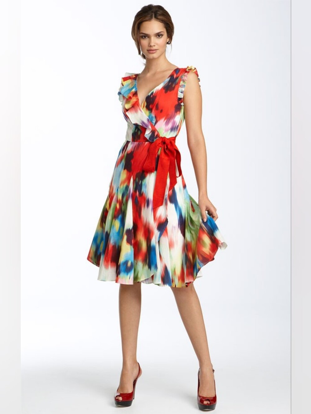 TED BAKER GINGIE WRAP DRESS